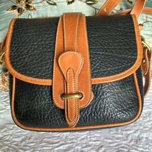 Dooney & Bourke Black/Tan Shoulder Bag
